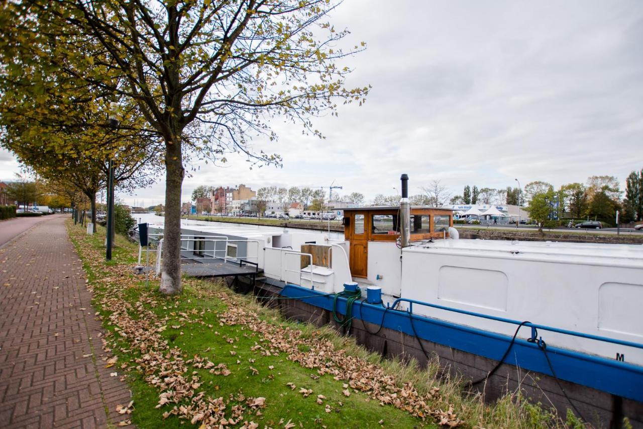 Houseboat Jana - With Sauna And Terrace Bruges Exterior photo